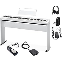 88鍵デジタルピアノ スタンド・ペダル付 CASIO PX-S1100 BK ブラック 電子ピアノ 88鍵盤 ヘッドホン・X